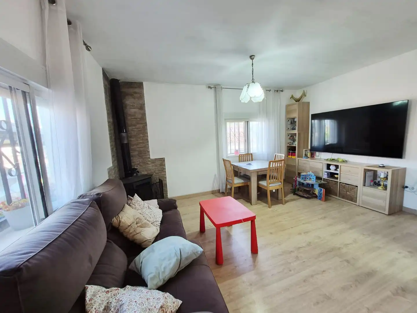 Sala d'estar de Casa o xalet en venda en Piera amb Calefacció, Jardí privat i Parquet