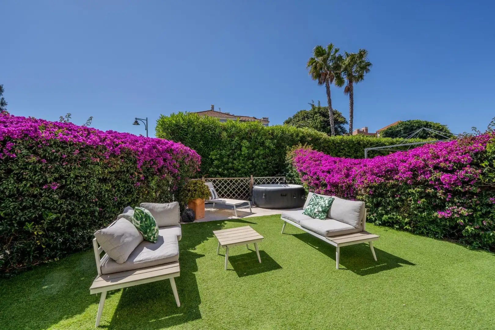 Terraza de Casa adosada en venta en Ayamonte con Aire acondicionado, Calefacción y Jardín privado