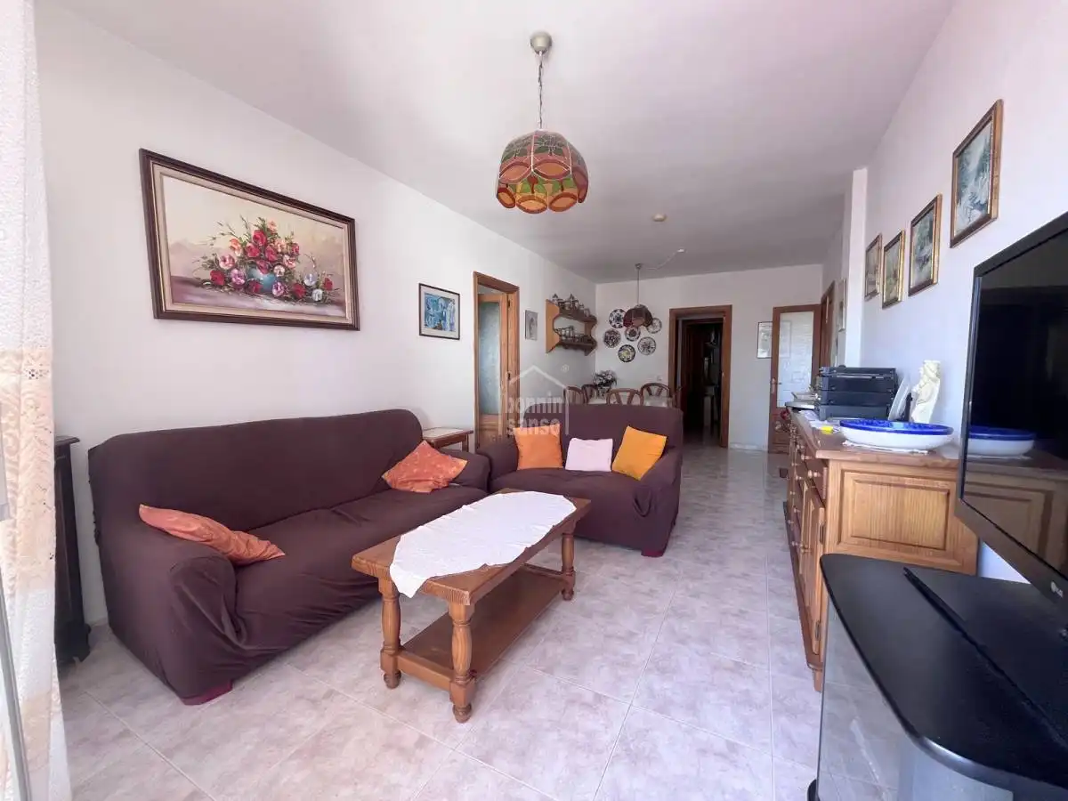 Sala de estar de Apartamento en venta en Son Servera con Terraza y Amueblado