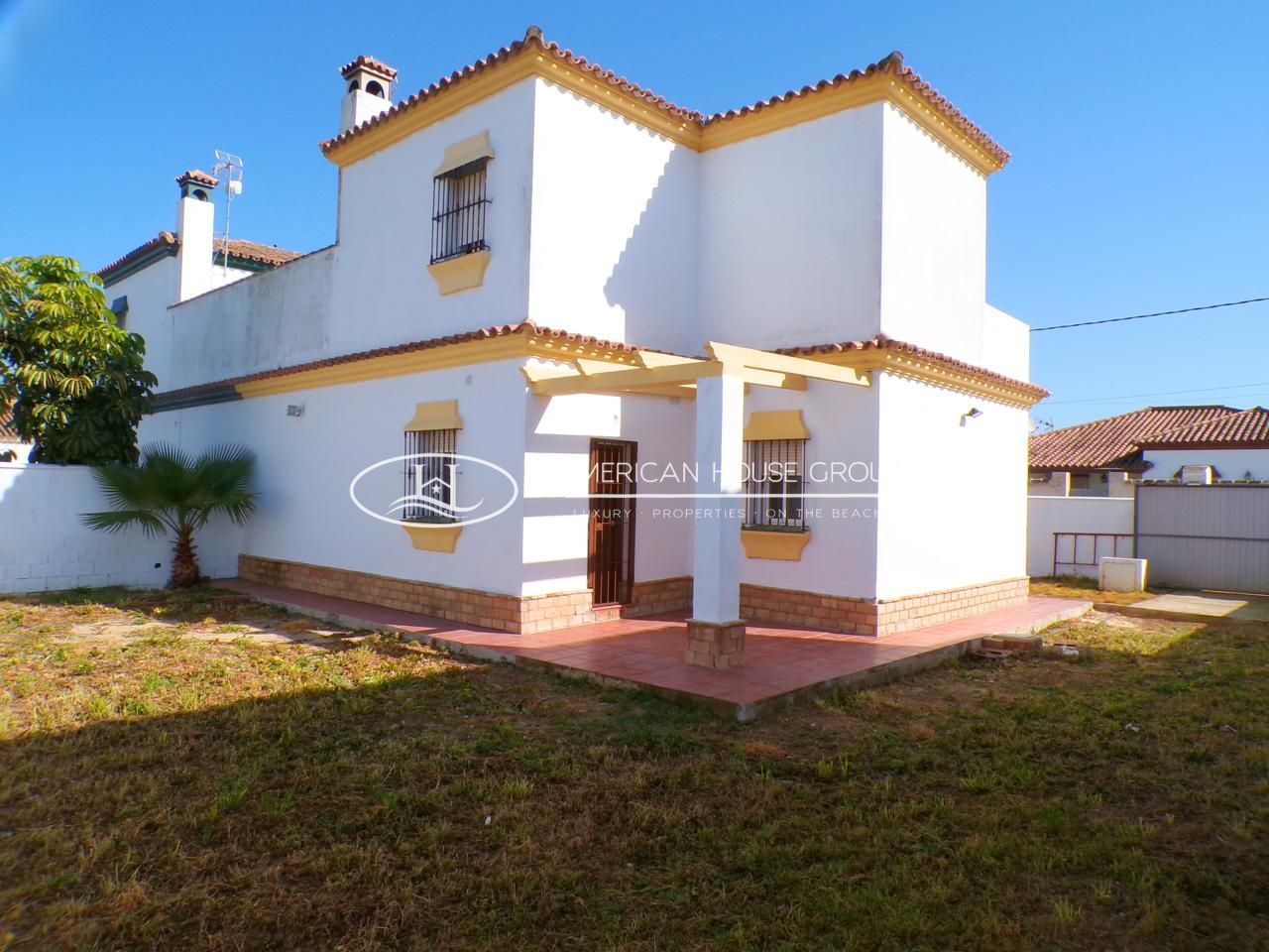 Exterior view of House or chalet for sale in Chiclana de la Frontera  with Private garden