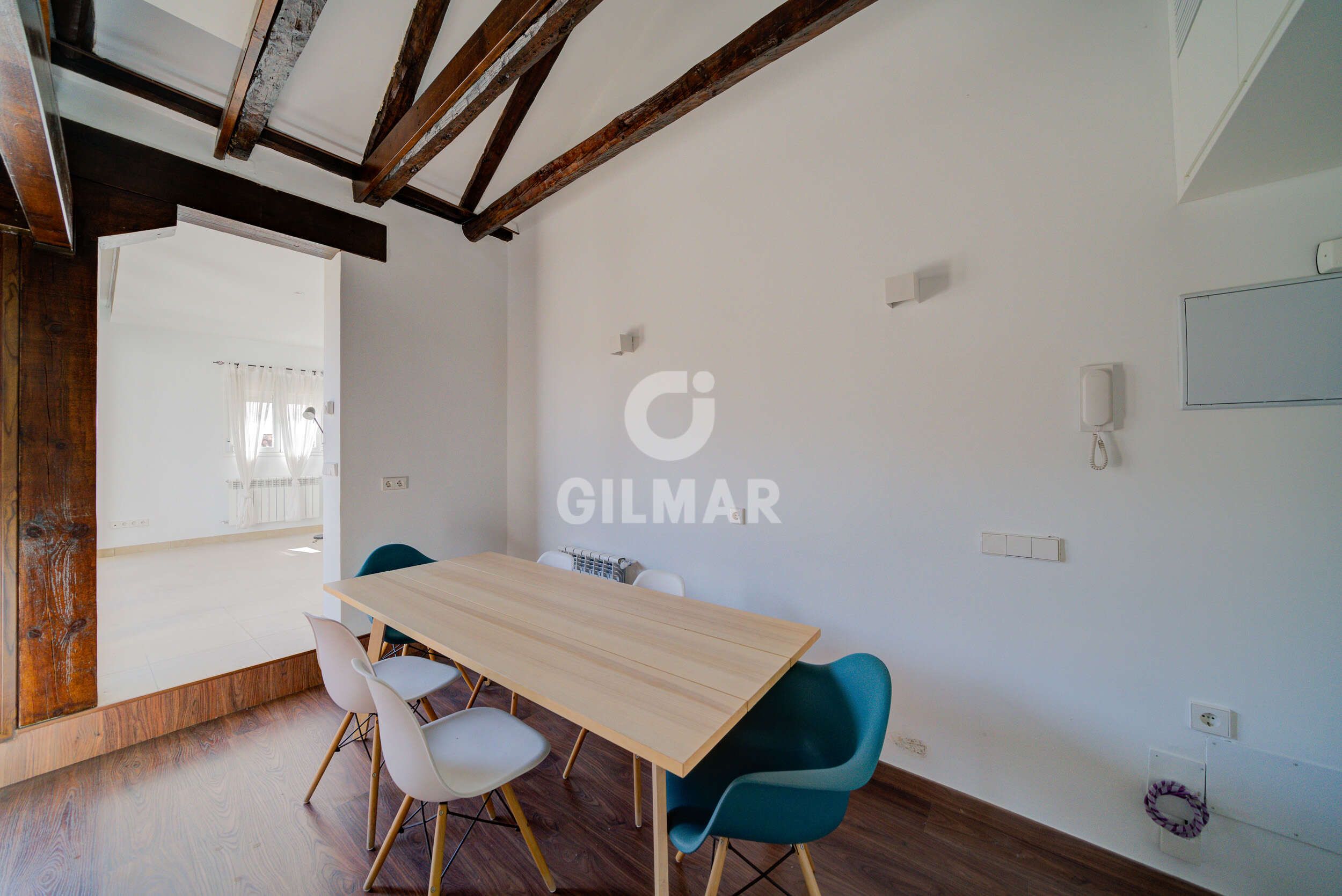 Dining room of Attic for sale in  Madrid Capital  with Heating and Balcony