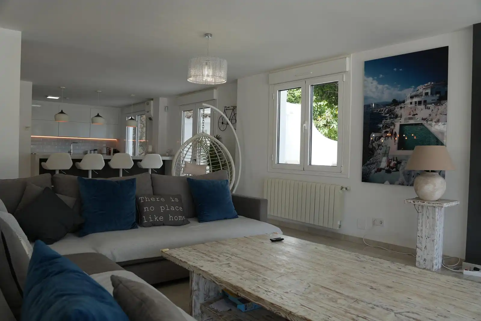 Sala d'estar de Casa o xalet de lloguer en Marbella amb Jardí privat, Terrassa i Piscina
