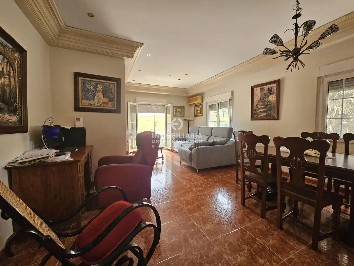 Sala de estar de Casa o chalet en venta en Novelda con Jardín privado, Terraza y Trastero