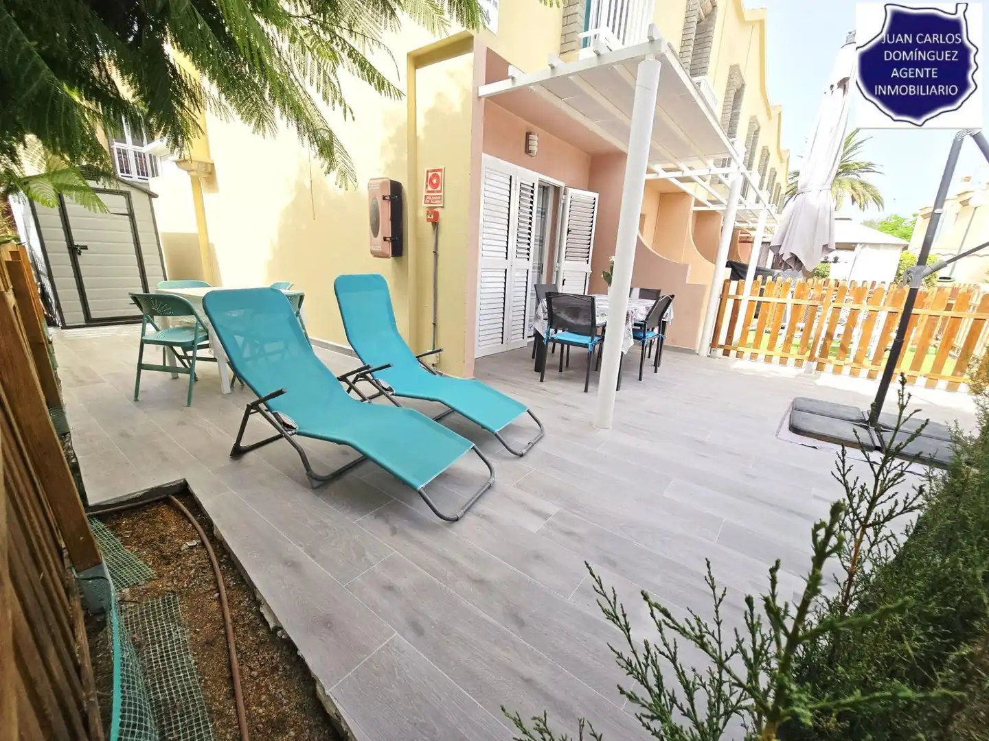 Terrace of Houses for rent in San Bartolomé de Tirajana  with Air Conditioner, Terrace and Furnished