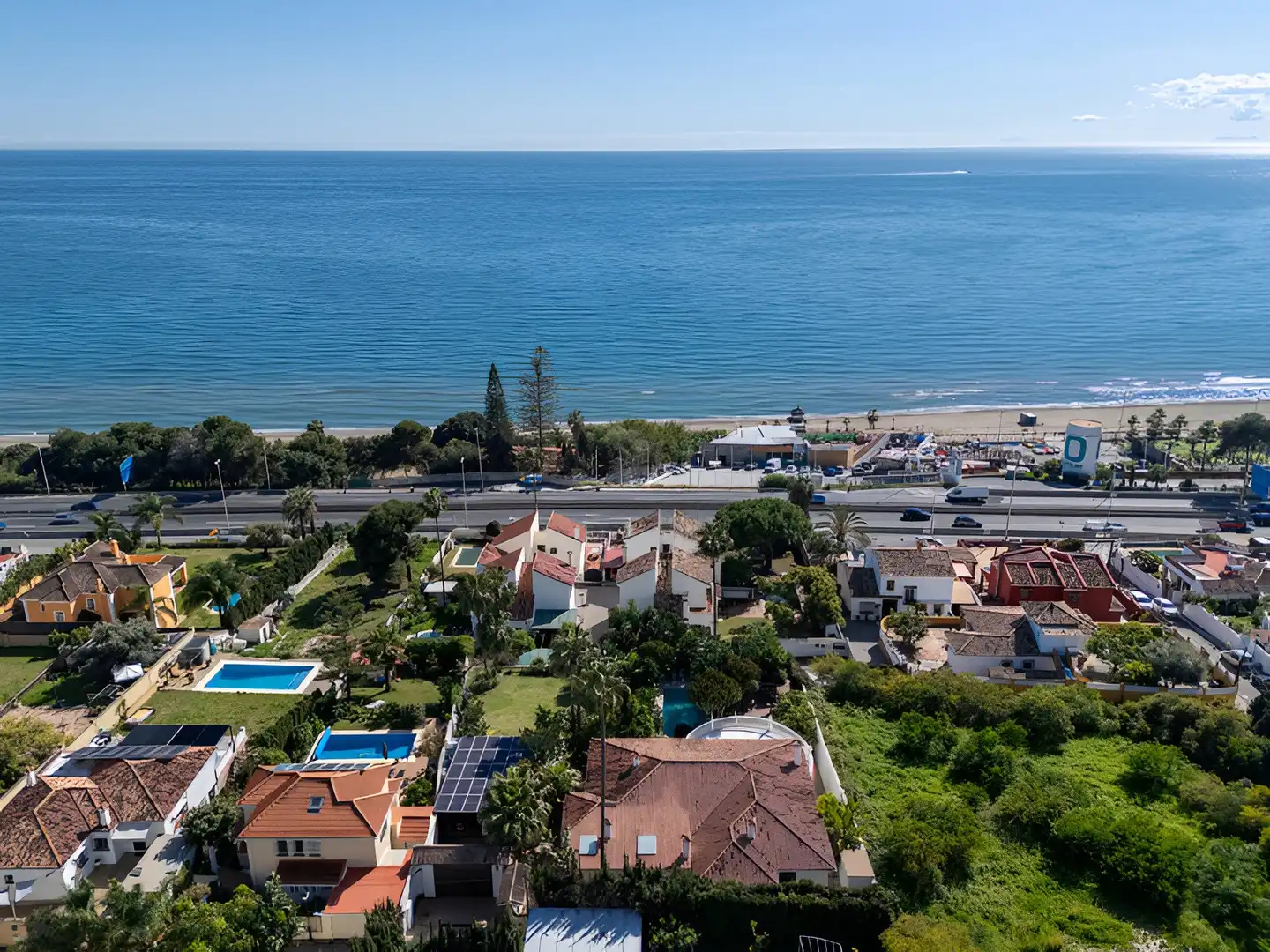 Exterior view of Houses for sale in Marbella  with Air Conditioner, Private garden and Terrace
