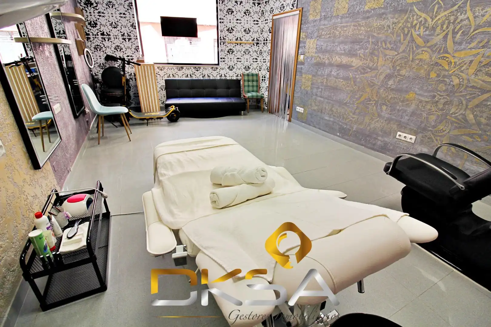Schlafzimmer von Geschaftsraum zur Miete in Vila-real mit Klimaanlage und Möbliert
