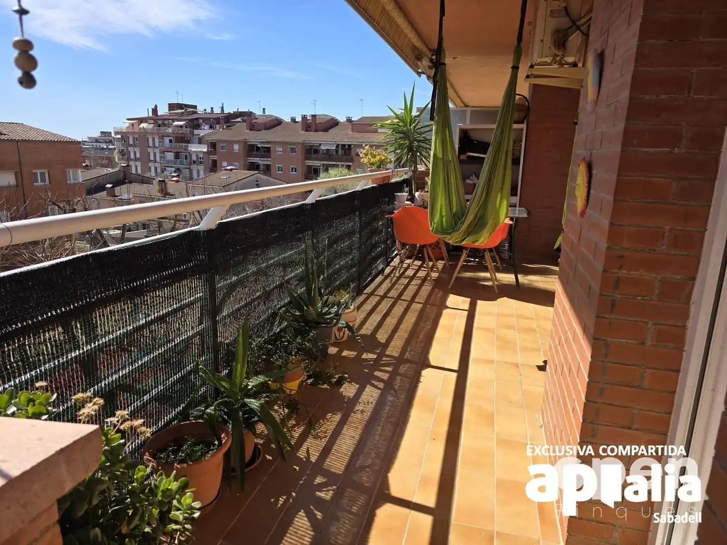 Balcony of Flat for sale in Castellar del Vallès  with Air Conditioner, Terrace and Balcony