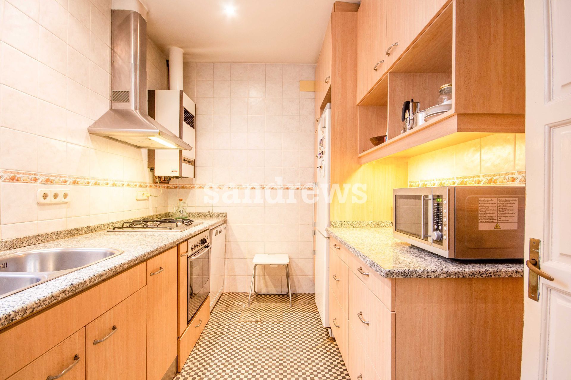 Kitchen of Single-family semi-detached for sale in Figueres  with Heating, Terrace and Storage room