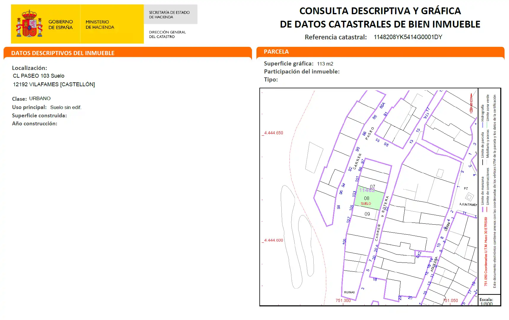 Terreny residencial en venda a Vilafamés