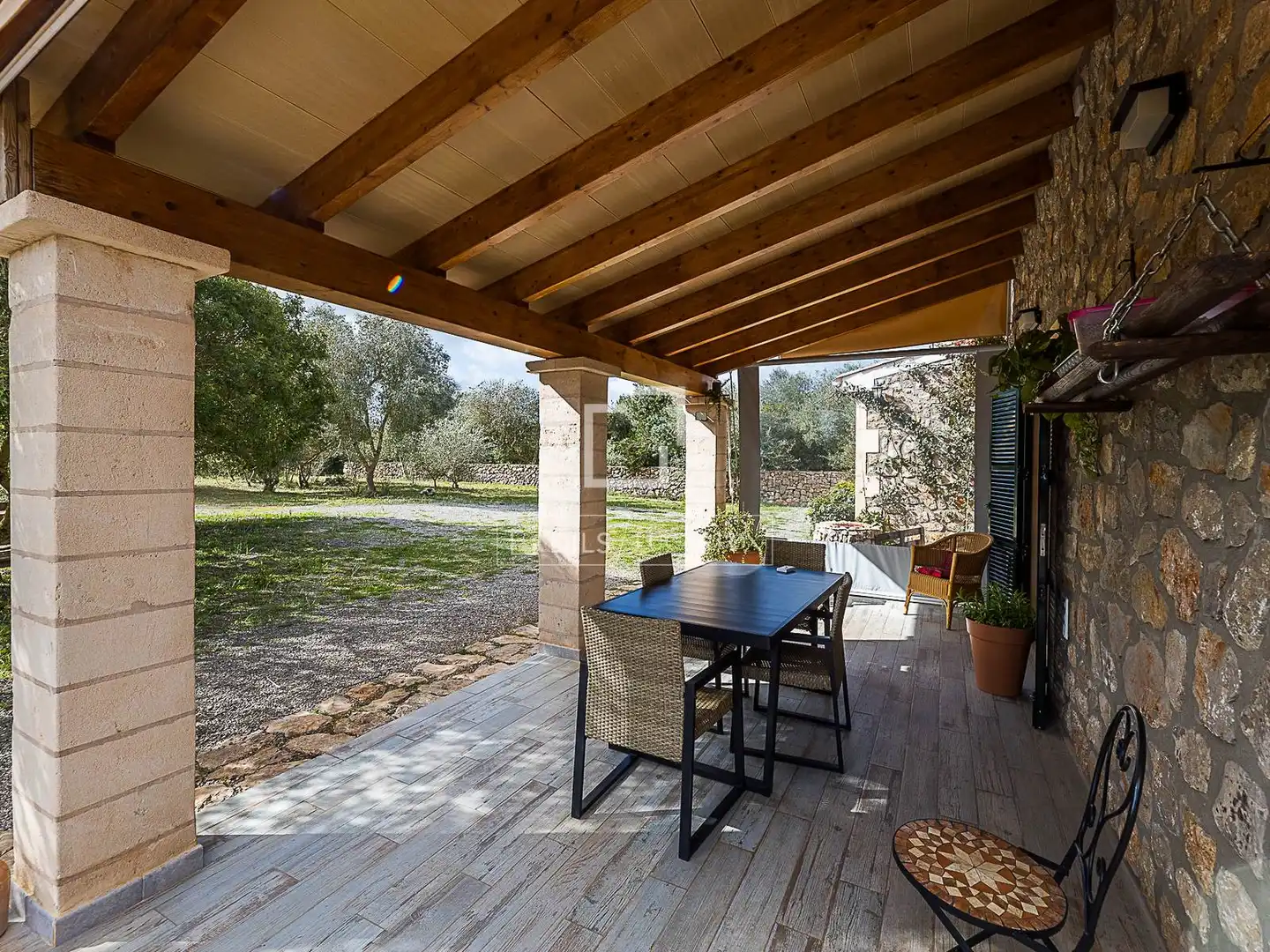 Terraza de Finca rústica en venta en Manacor con Aire acondicionado, Calefacción y Jardín privado