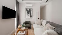 Living room of Flat for sale in  Madrid Capital  with Air Conditioner, Heating and Furnished