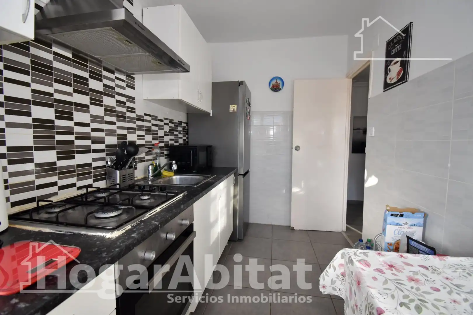 Kitchen of Flat for sale in Vila-real  with Air Conditioner, Heating and Furnished