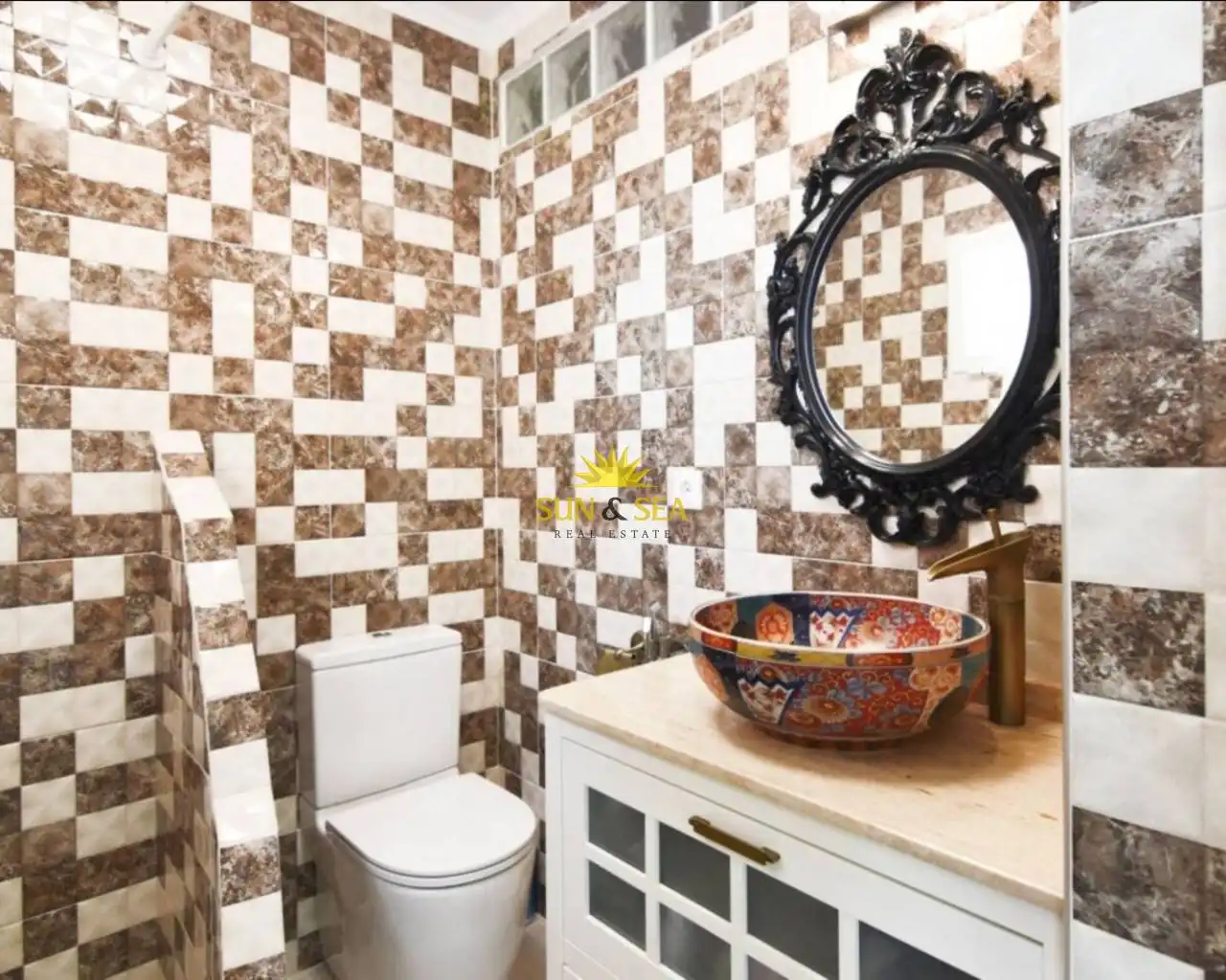 Bathroom of Houses for rent in Santa Pola  with Air Conditioner, Heating and Terrace