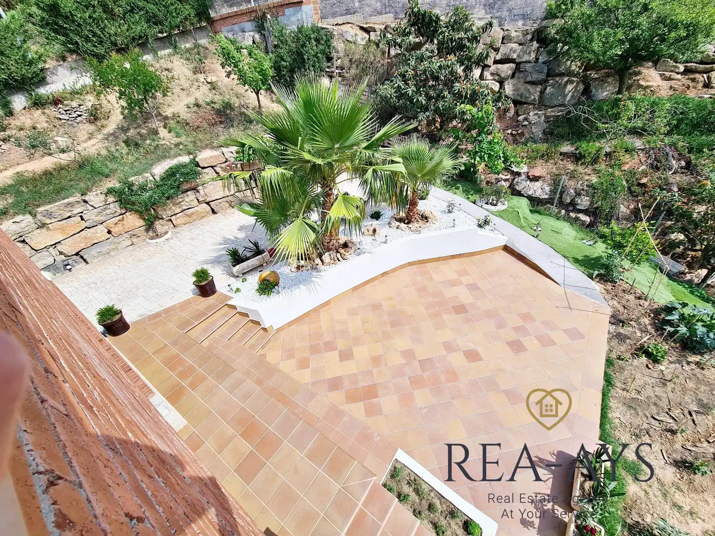 Jardín de Casa o chalet en venta en Cervelló con Aire acondicionado, Calefacción y Jardín privado