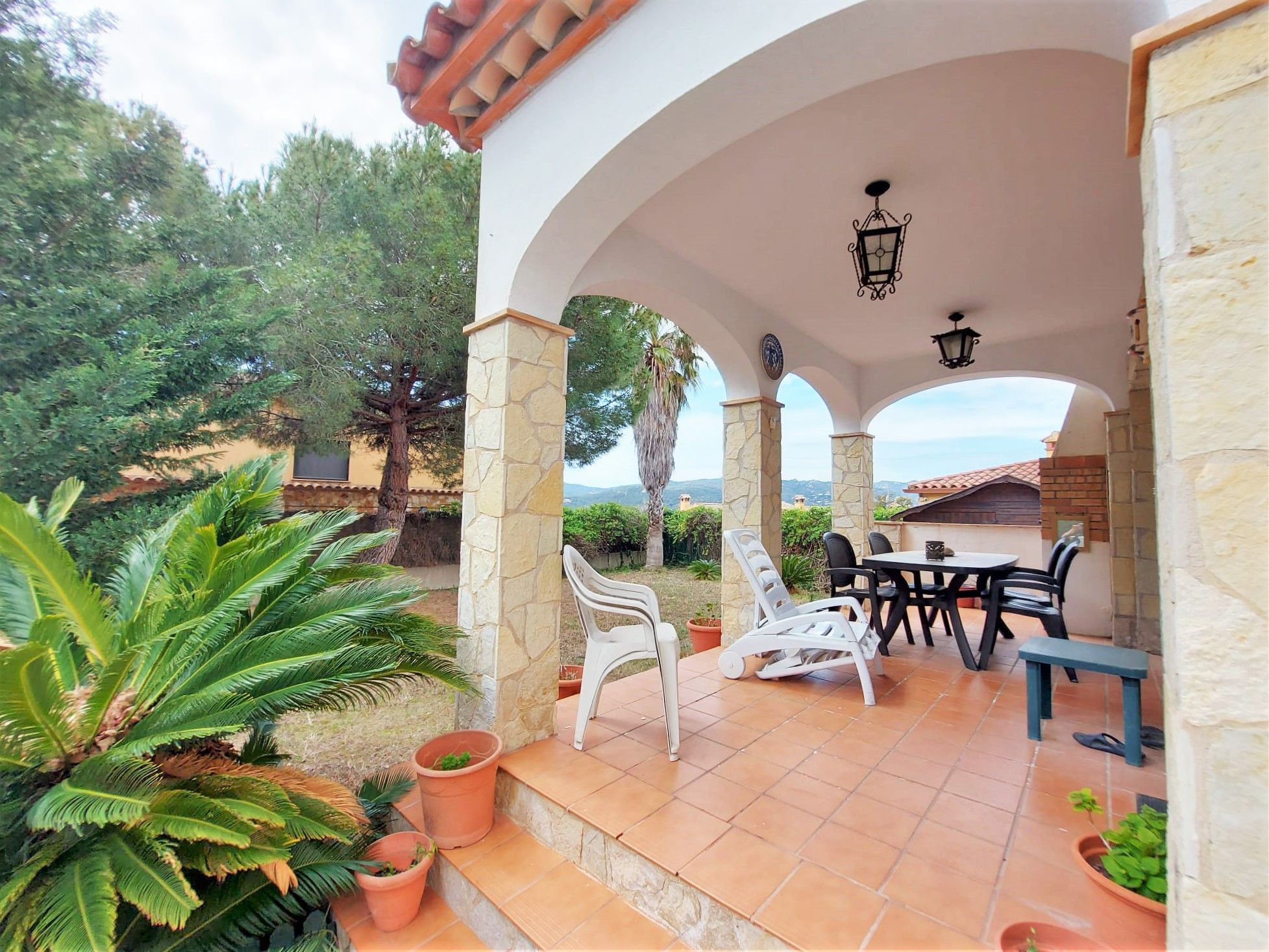 Terrassa de Casa o xalet en venda en Santa Cristina d'Aro amb Calefacció, Jardí privat i Terrassa