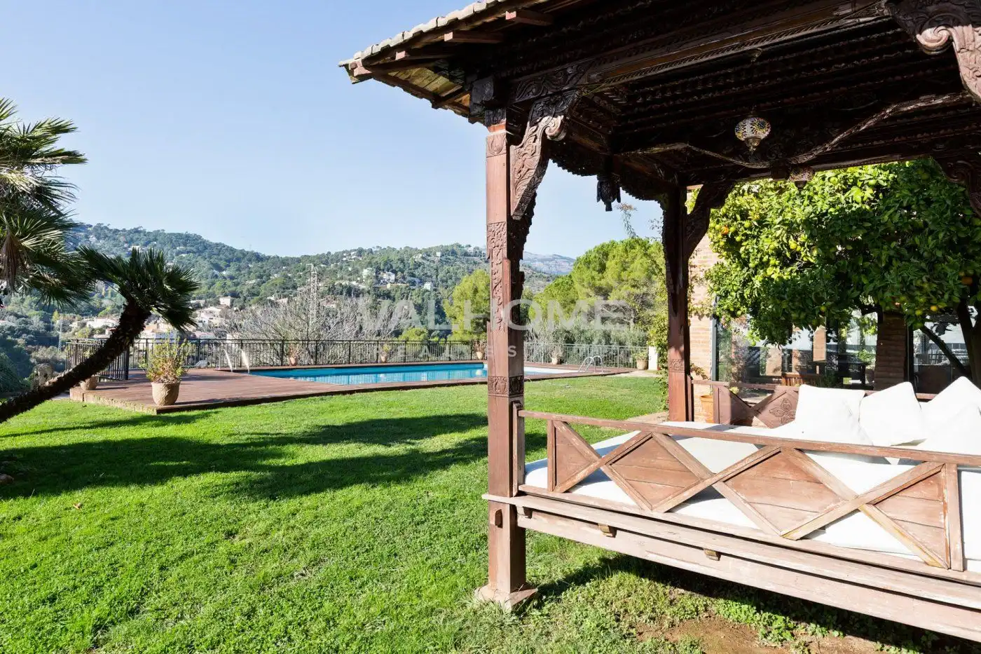 Terrasse von Haus oder Chalet zur Miete in Castellar del Vallès mit Heizung, Privatgarten und Abstellraum