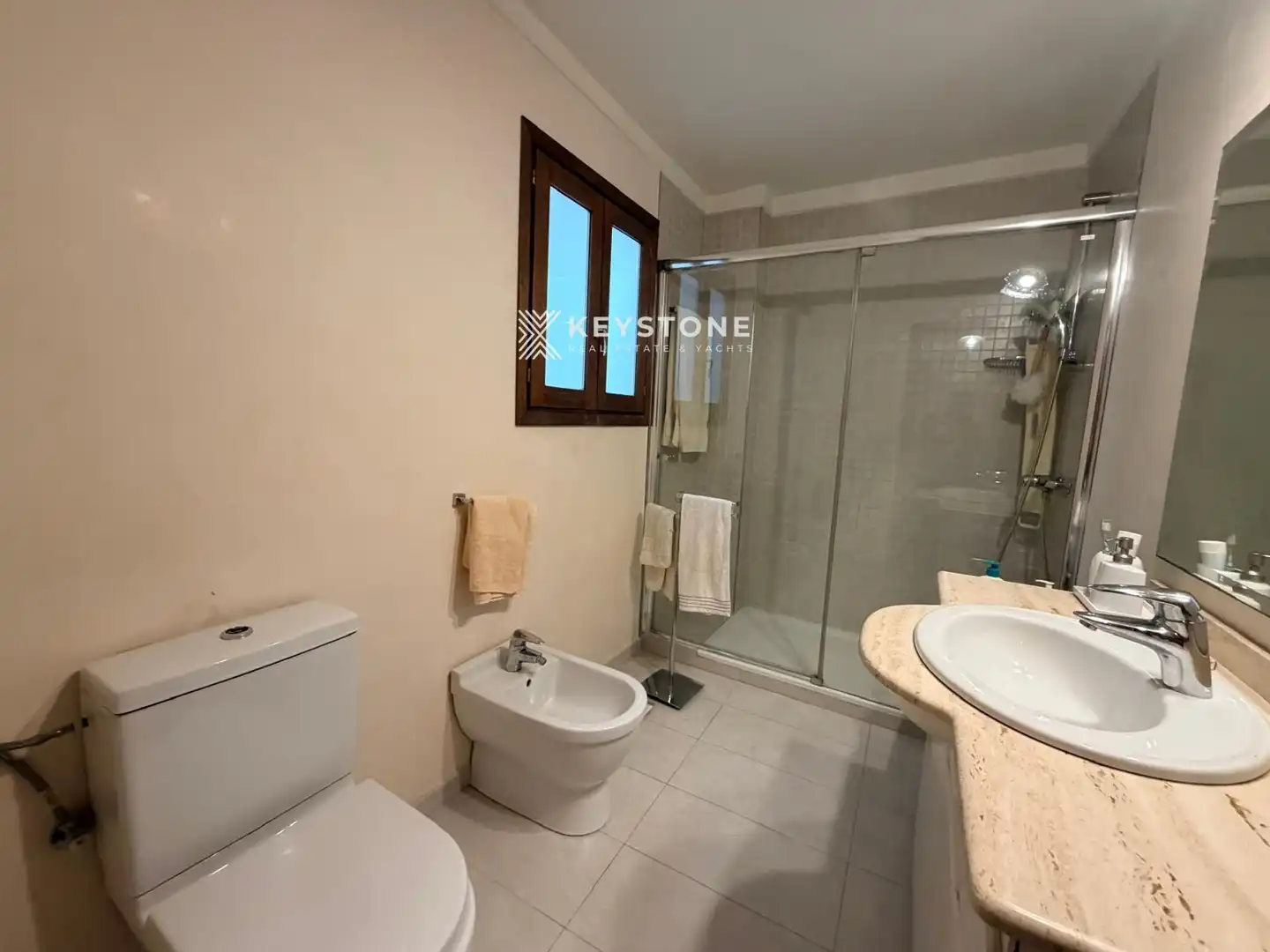 Badezimmer von Wohnung zur Miete in  Palma de Mallorca mit Klimaanlage und Terrasse