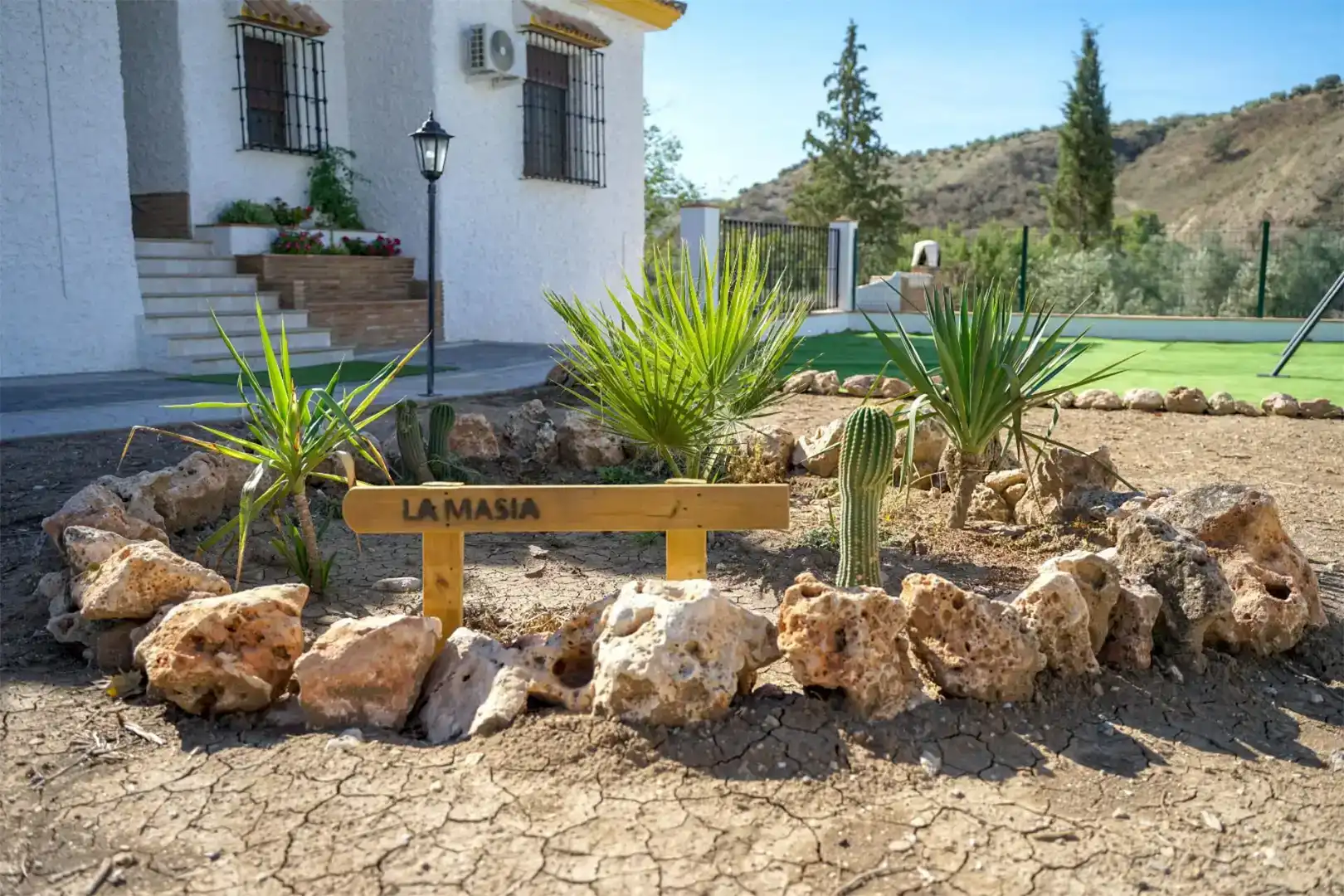 Jardín de Casa o chalet de alquiler en Almedinilla con Aire acondicionado, Jardín privado y Piscina