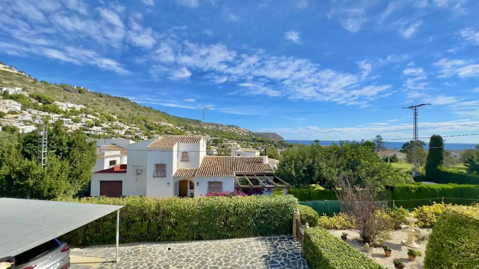 Exterior view of Houses for sale in Jávea / Xàbia  with Air Conditioner, Heating and Private garden