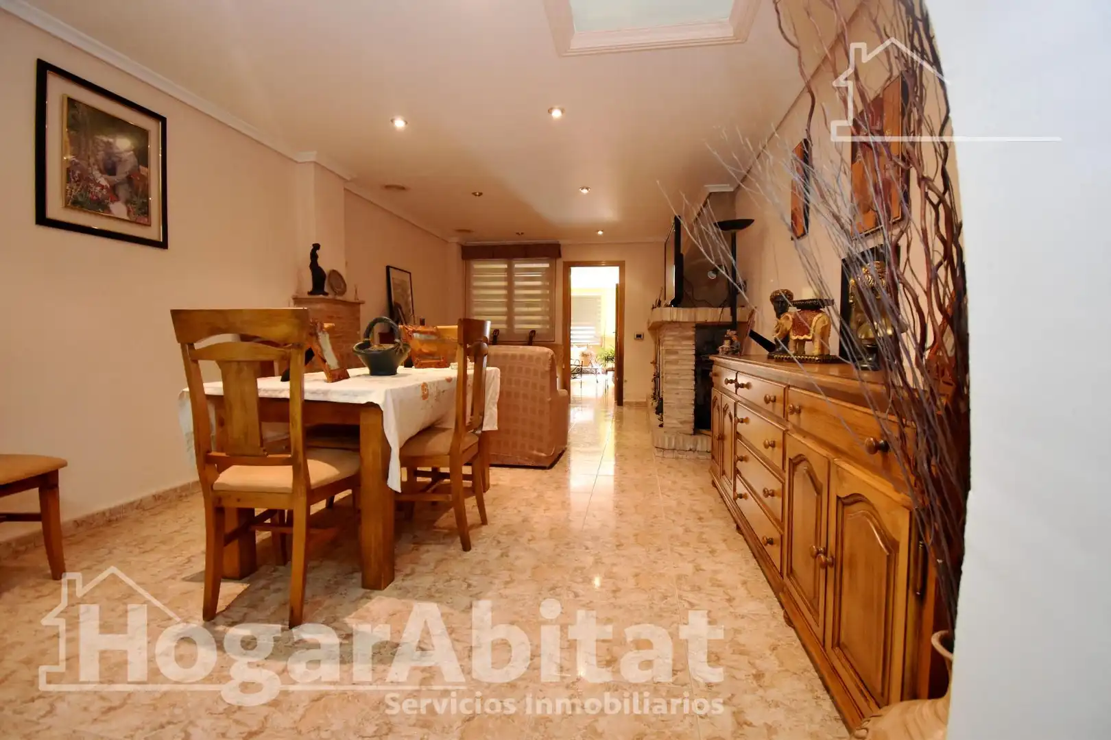 Sala de estar de Casa o chalet en venta en Almazora / Almassora con Terraza y Jacuzzi