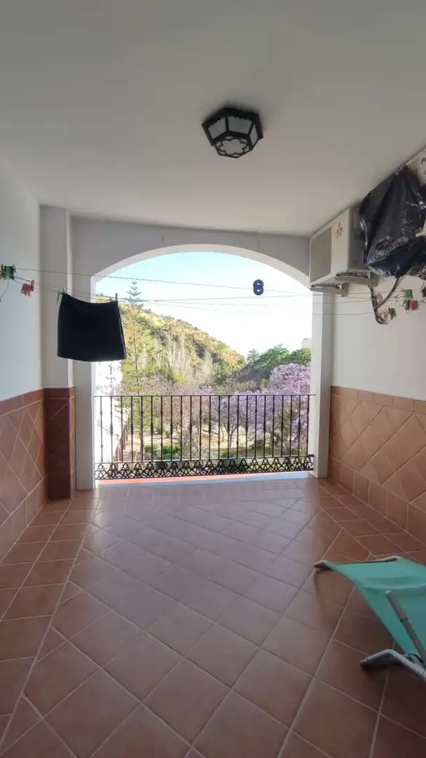 Balcony of Houses for sale in Algarrobo  with Terrace and Furnished