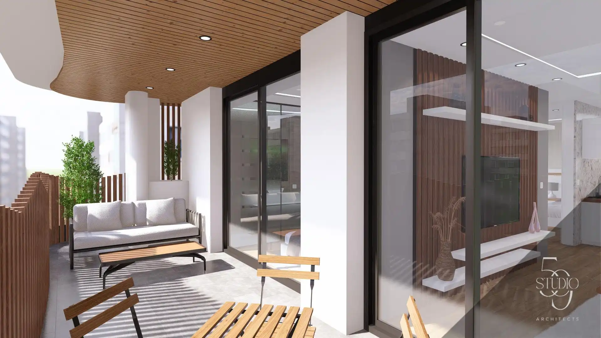 Terraza de Apartamento en venta en Fuengirola con Aire acondicionado, Calefacción y Balcón