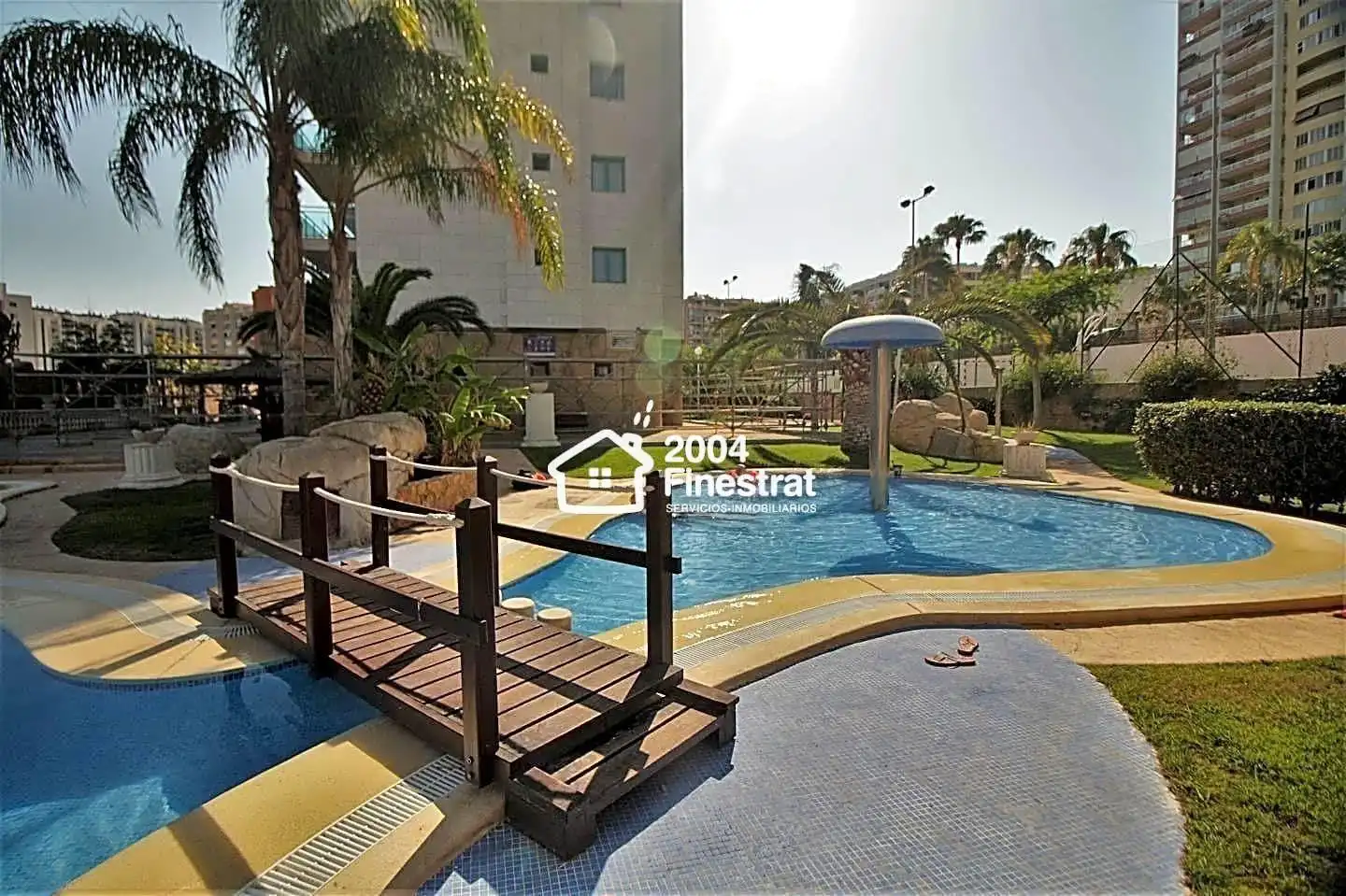 Schwimmbecken von Wohnung zum Verkauf in Villajoyosa / La Vila Joiosa mit Klimaanlage, Terrasse und Gemeinschaftspool