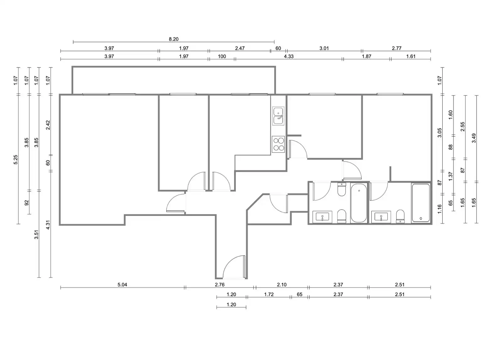 Wohnung zur Miete in Salt