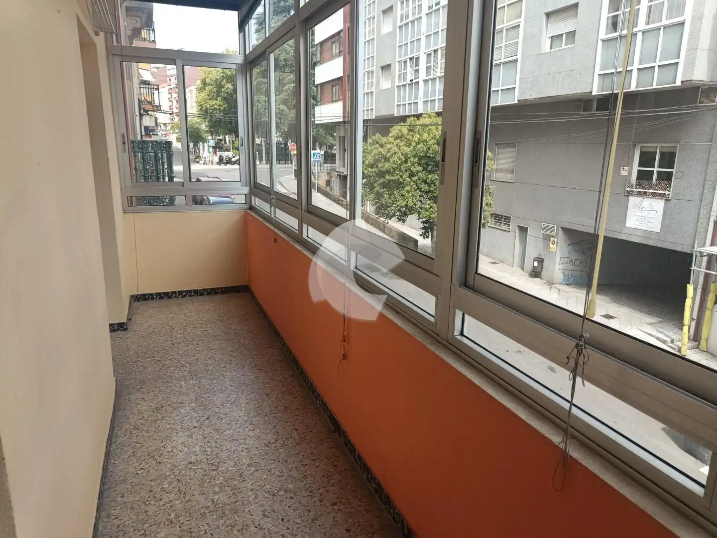 Terraza de Piso de alquiler en Ourense Capital  con Calefacción y Amueblado