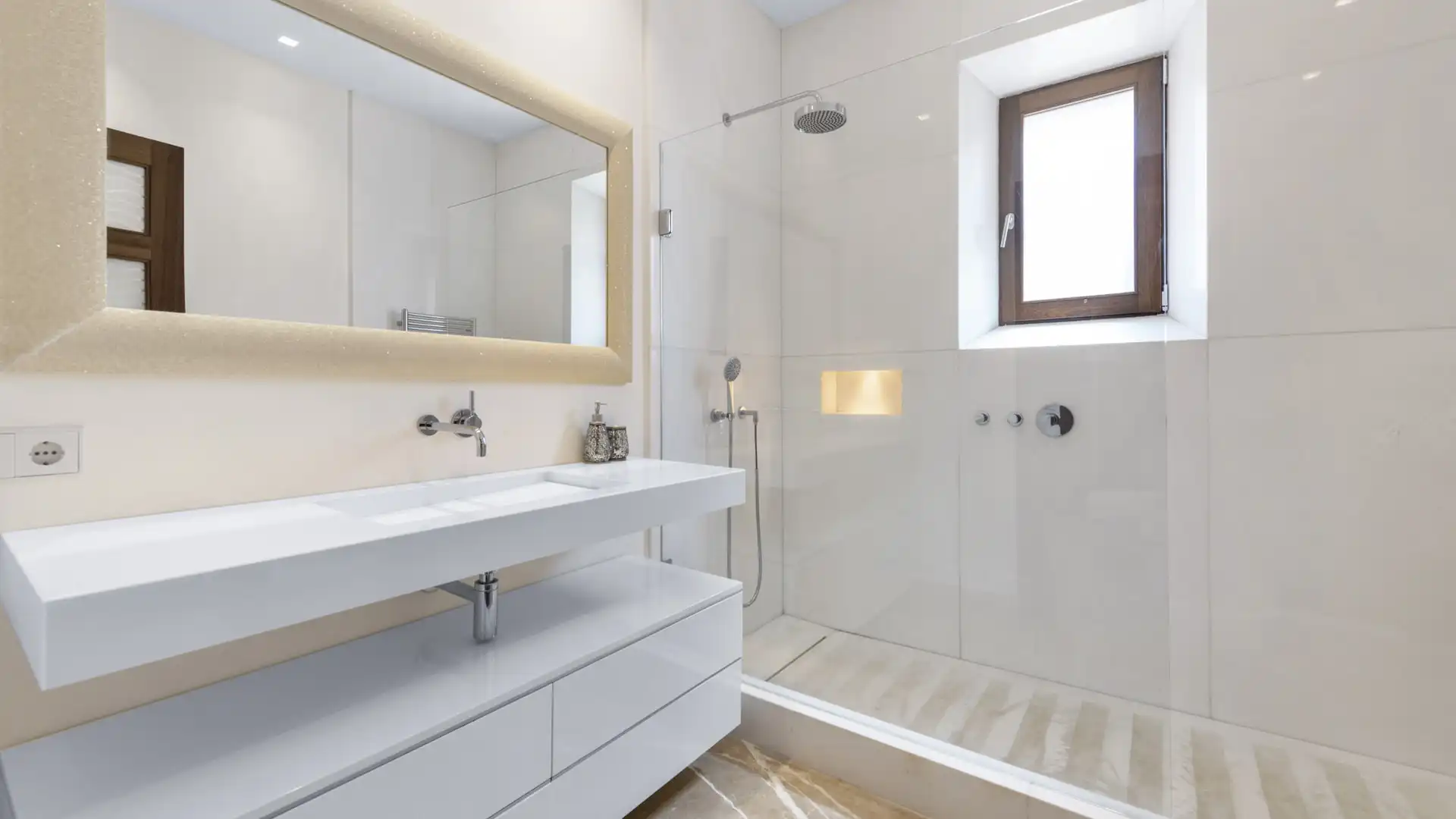 Badezimmer von Country house zum Verkauf in Manacor mit Klimaanlage, Heizung und Terrasse