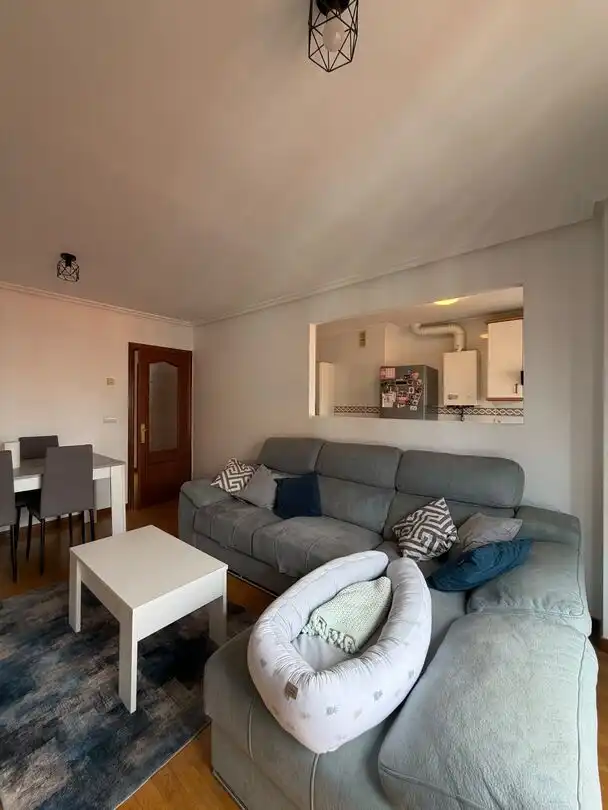 Sala d'estar de Dúplex de lloguer en Gijón 