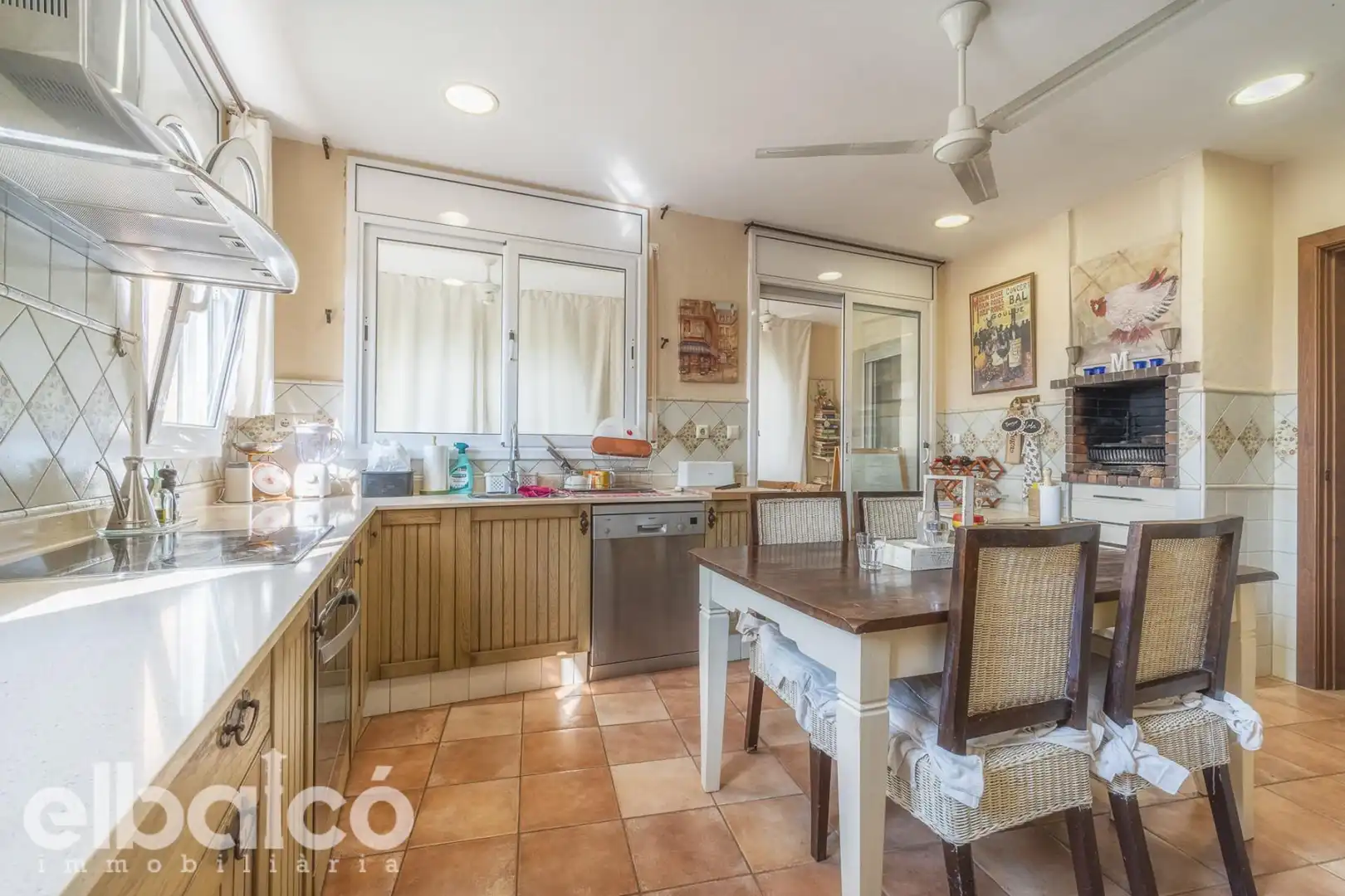 Küche von Haus oder Chalet zum Verkauf in La Pobla de Montornès   mit Privatgarten, Terrasse und Abstellraum