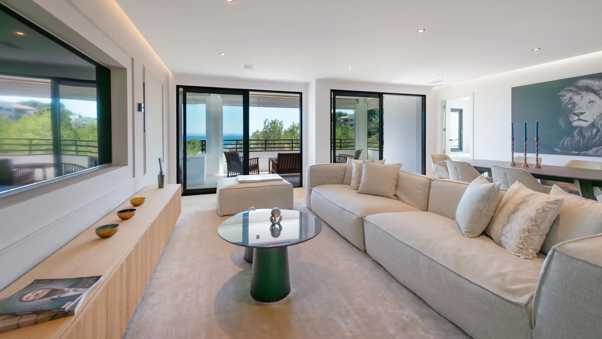 Sala de estar de Ático en venta en Calvià con Aire acondicionado, Calefacción y Parquet