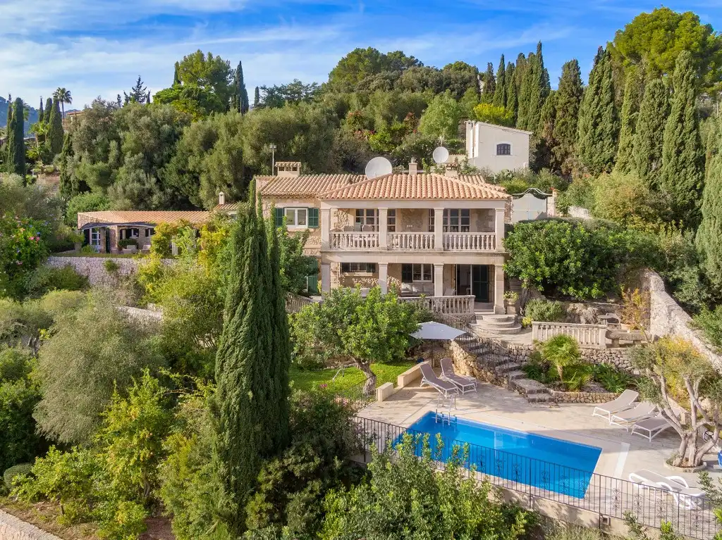 Außenansicht von Haus oder Chalet zum Verkauf in Pollença mit Klimaanlage, Heizung und Privatgarten