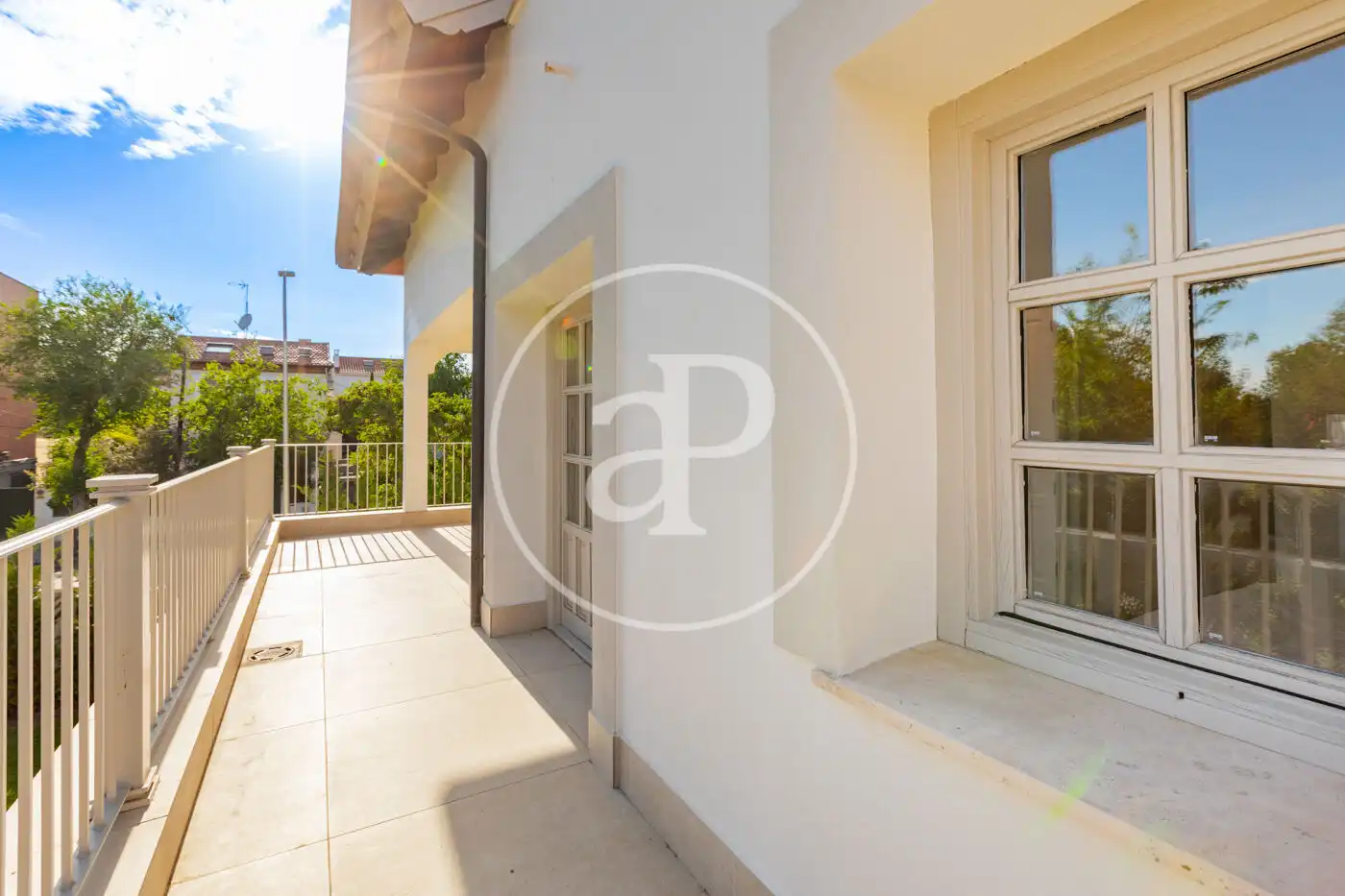 Terrace of Houses for rent in Madrid  with Air Conditioner, Heating and Private garden