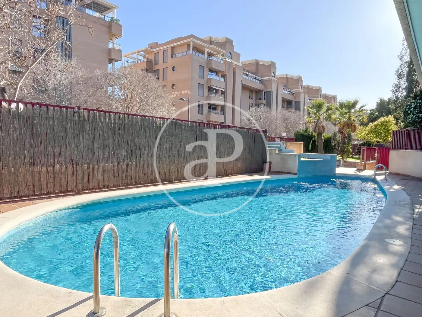 Swimming pool of Attic for sale in Valencia  with Air Conditioner, Heating and Private garden