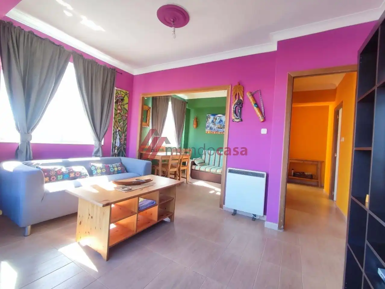 Living room of Flat for rent in Mugardos  with Heating, Furnished and Pets allowed