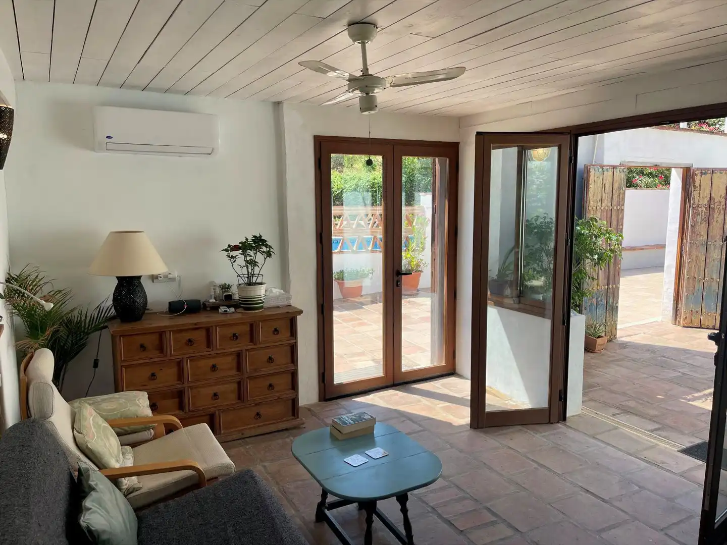 Terraza de Casa o chalet en venta en Álora con Aire acondicionado, Calefacción y Jardín privado