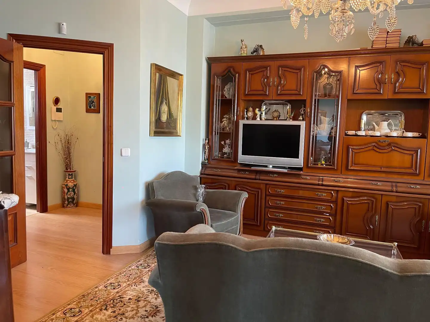 Sala d'estar de Pis en venda en Madrid amb Aire condicionat i Calefacció