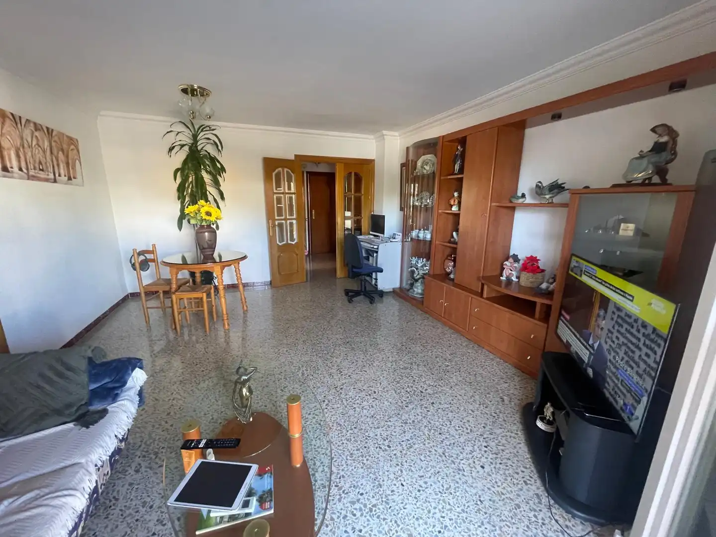 Sala d'estar de Pis en venda en Málaga amb Aire condicionat i Terrassa