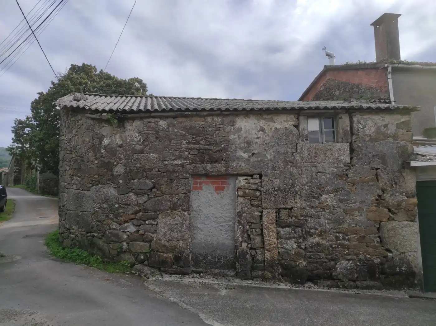 Vista exterior de Casa o xalet en venda en Santiago de Compostela 
