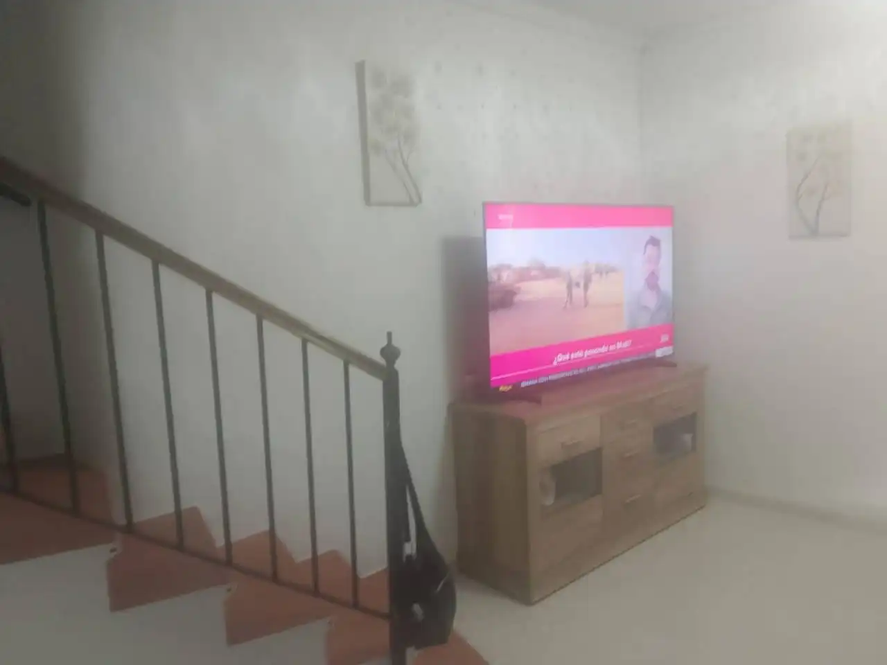 Sala d'estar de Casa adosada en venda en Vilallonga / Villalonga amb Aire condicionat, Calefacció i Terrassa