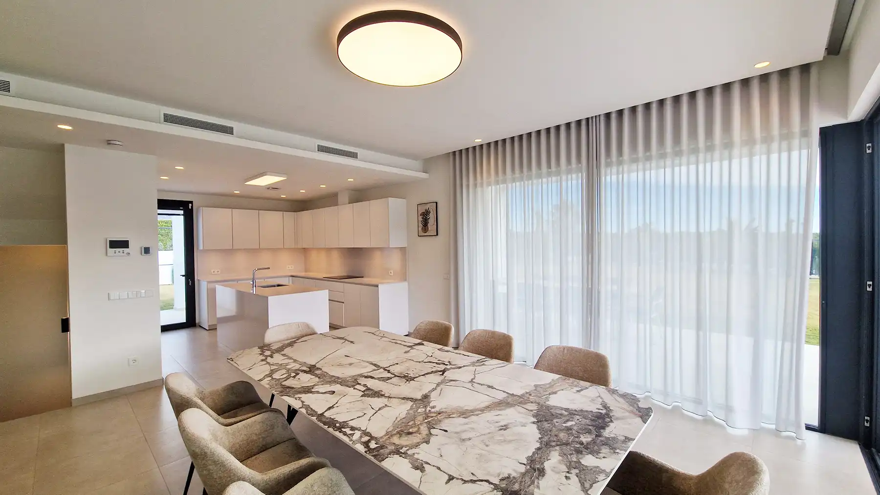 Comedor de Casa o chalet en venta en Mijas con Aire acondicionado, Jardín privado y Terraza