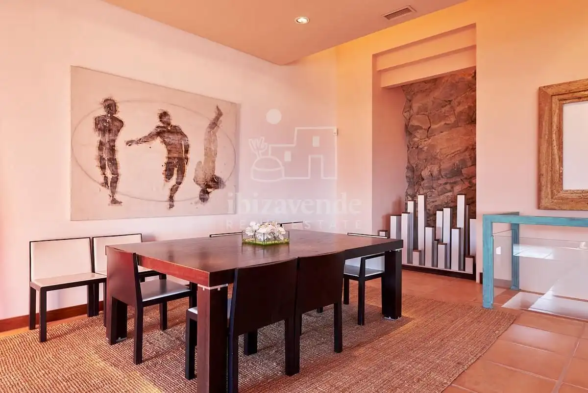 Comedor de Casa o chalet de alquiler en Eivissa con Aire acondicionado, Calefacción y Piscina