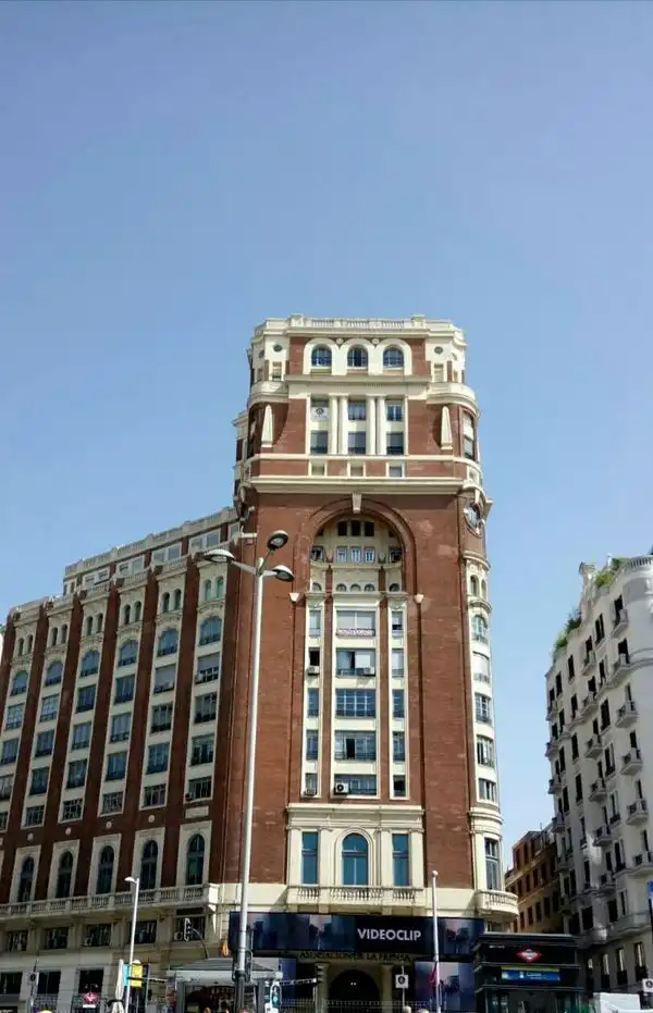 Vista exterior de Estudio de alquiler en Madrid con Aire acondicionado