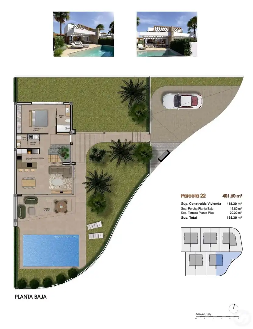 Adosado con piscina en venta en Monforte del Cid, imagen 24