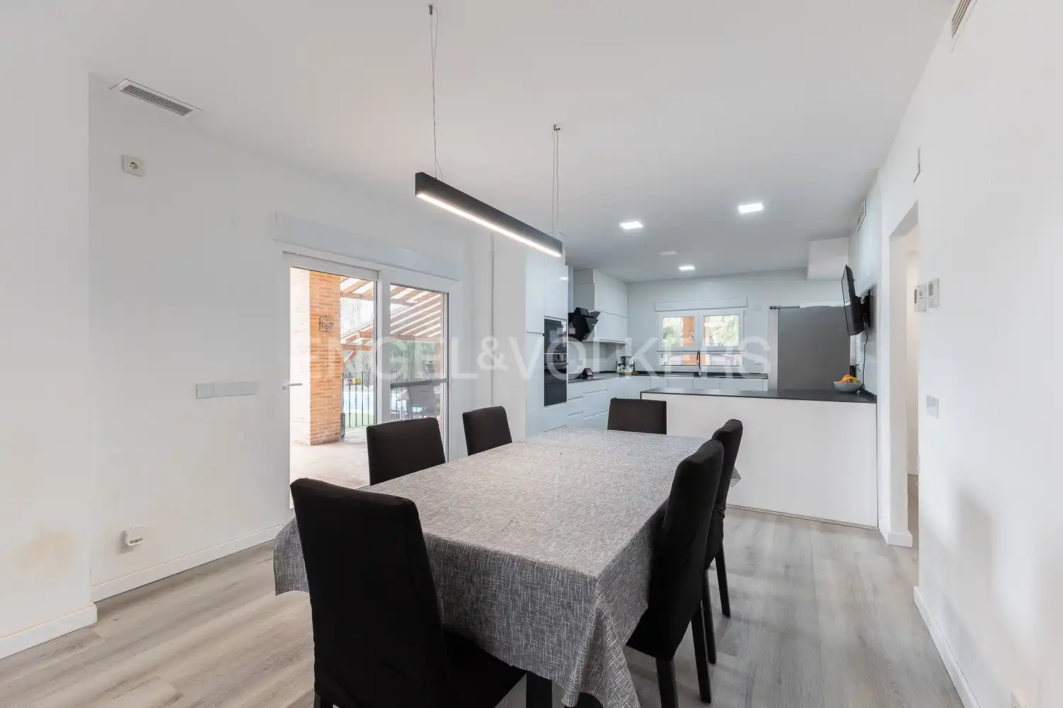 Dining room of Houses for sale in L'Eliana  with Air Conditioner, Heating and Private garden
