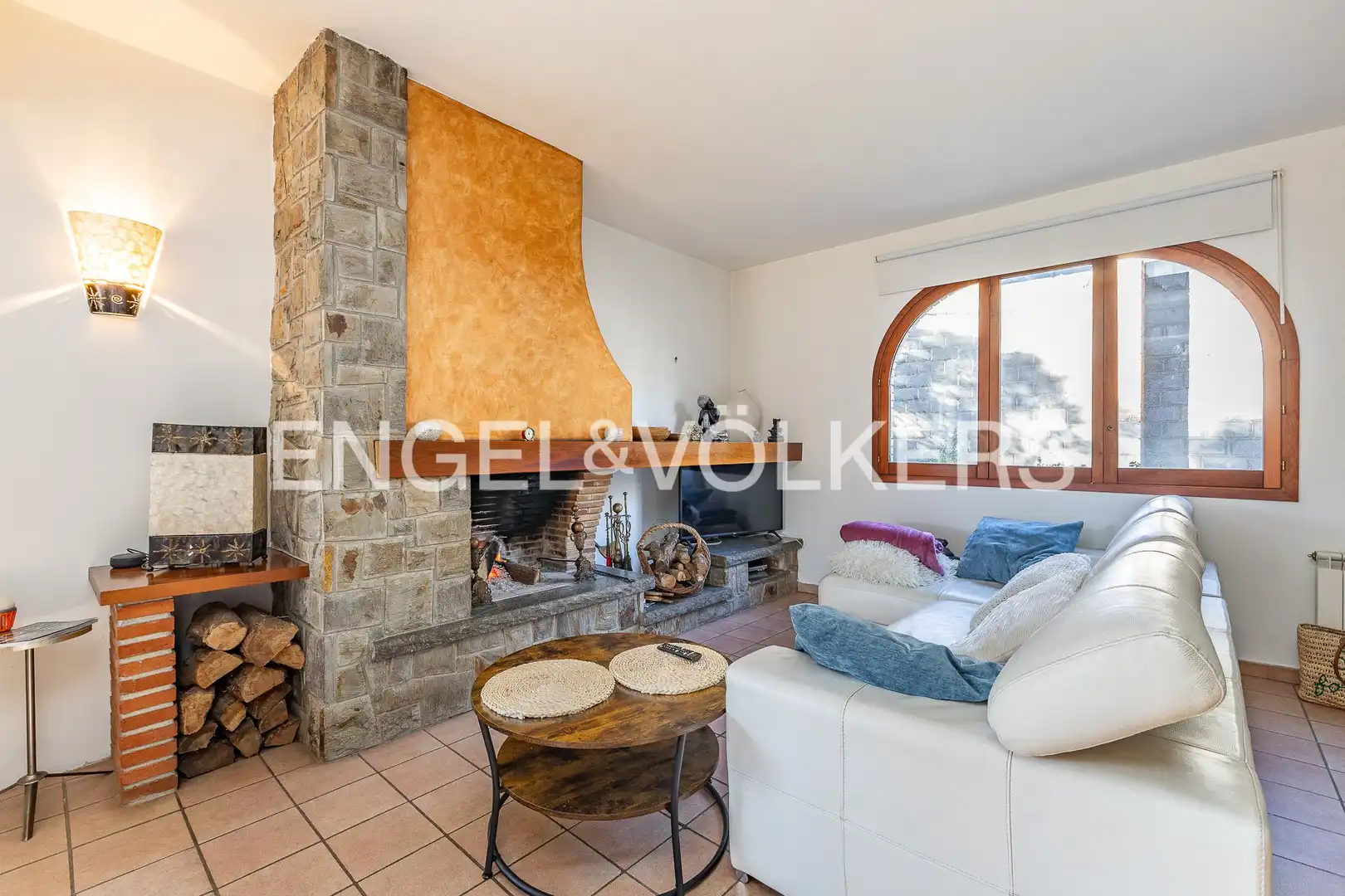 Sala de estar de Casa o chalet en venta en Caldes de Montbui con Calefacción, Jardín privado y Terraza