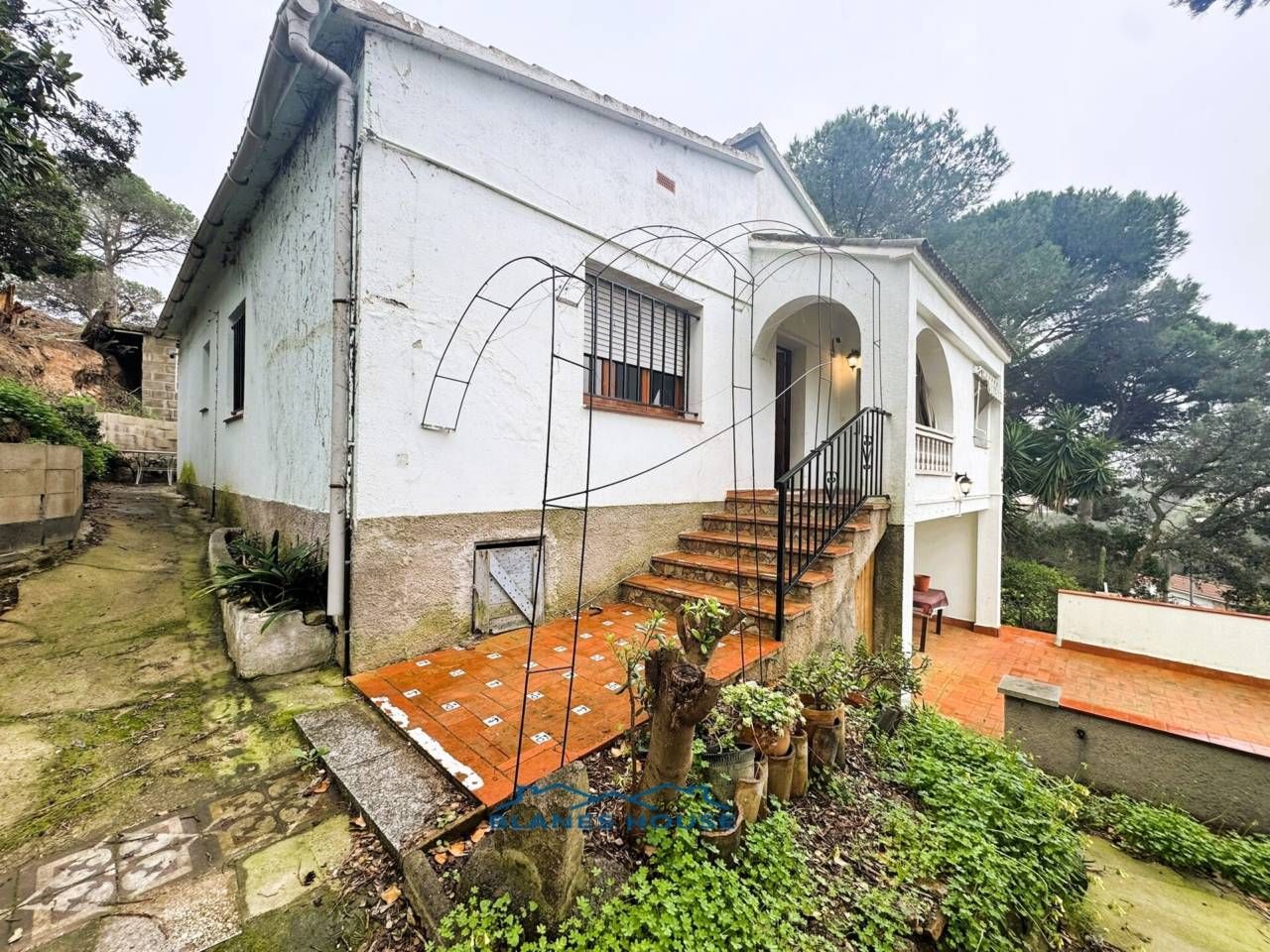 Exterior view of House or chalet for sale in Lloret de Mar  with Private garden and Terrace