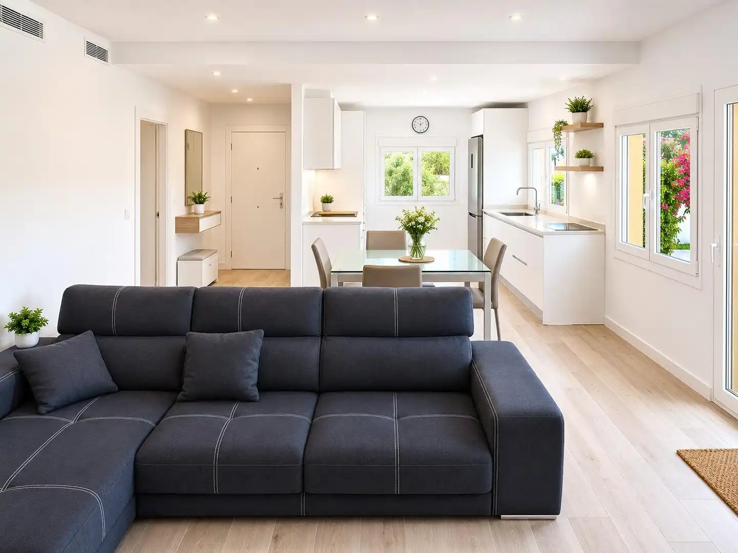 Sala de estar de Casa o chalet en venta en Bàscara con Aire acondicionado, Calefacción y Jardín privado